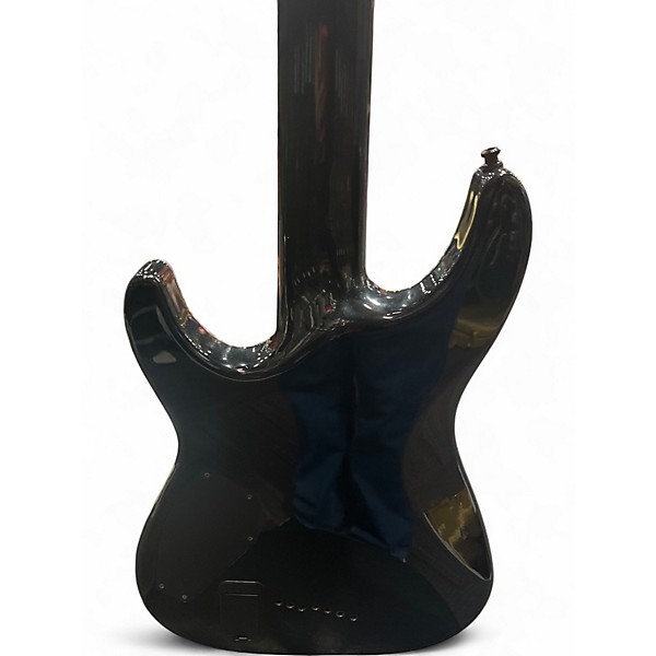 Used Schecter Guitar Research Hellraiser C7 7 String Trans Black Solid Body Electric Guitar