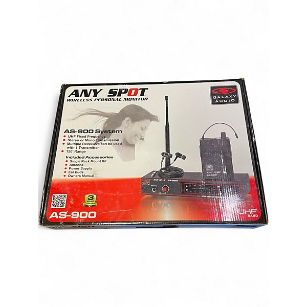 Used Galaxy Audio AS-900 In Ear Wireless System