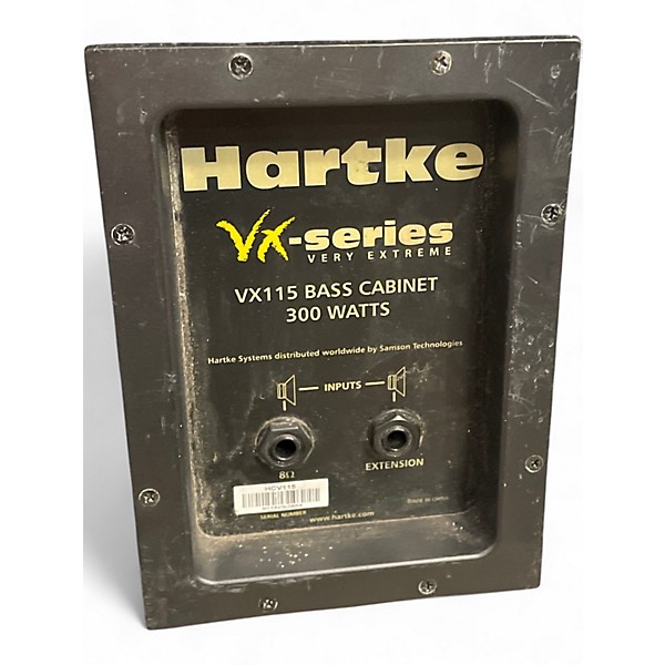 Used Hartke VX115 300W 8Ohm 1x15 Bass Cabinet