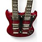 Used Cozart 6/12 DOUBLE NECK SG STYLE Heritage Cherry Solid Body Electric Guitar