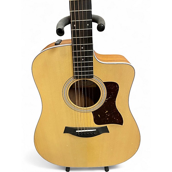Used Taylor 210CE Natural Acoustic Electric Guitar