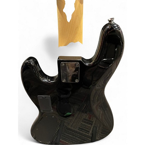 Used Squier Contemporary Jazz Bass 5 HH Black Electric Bass Guitar