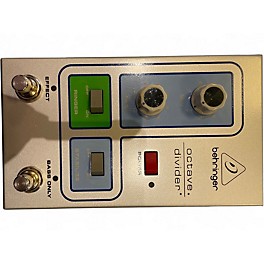 Used Behringer Octave Divider Effect Pedal