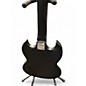 Used 2023 Epiphone SG Satin Black Solid Body Electric Guitar thumbnail