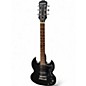 Used 2023 Epiphone SG Satin Black Solid Body Electric Guitar