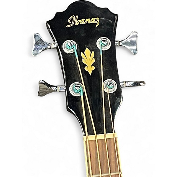 Used Ibanez AEB5E Black Acoustic Bass Guitar