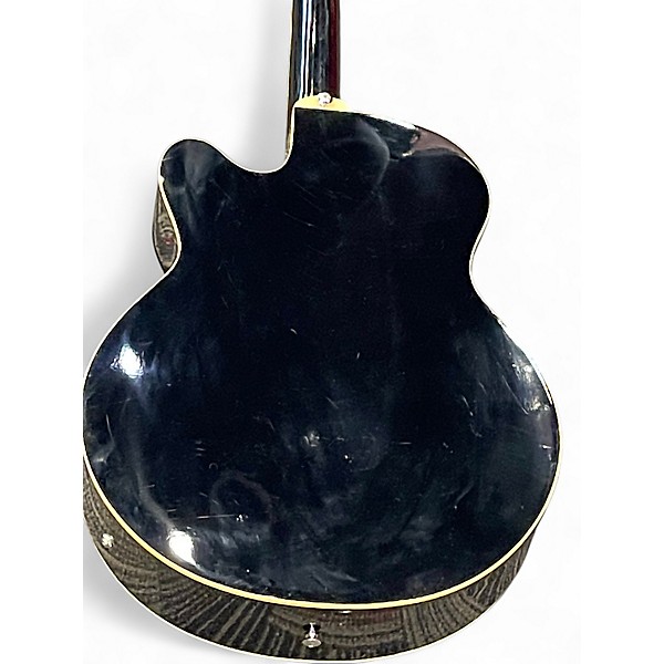 Used Ibanez AEB5E Black Acoustic Bass Guitar