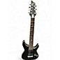 Used Schecter Guitar Research Damien 7 String Black Solid Body Electric Guitar
