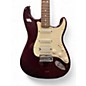 Used Fender Standard Stratocaster Maroon Solid Body Electric Guitar