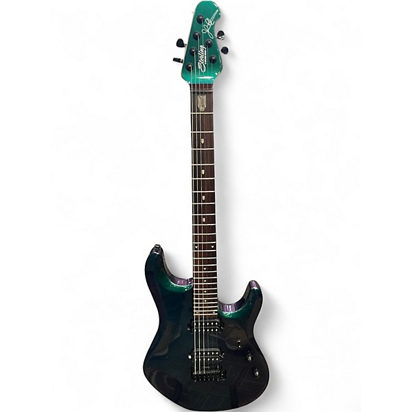 Used Sterling by Music Man JP60 JOHN PETRUCCI SIGNATURE MYSTIC GREEN Solid Body Electric Guitar