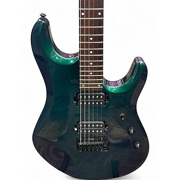 Used Sterling by Music Man JP60 JOHN PETRUCCI SIGNATURE MYSTIC GREEN Solid Body Electric Guitar