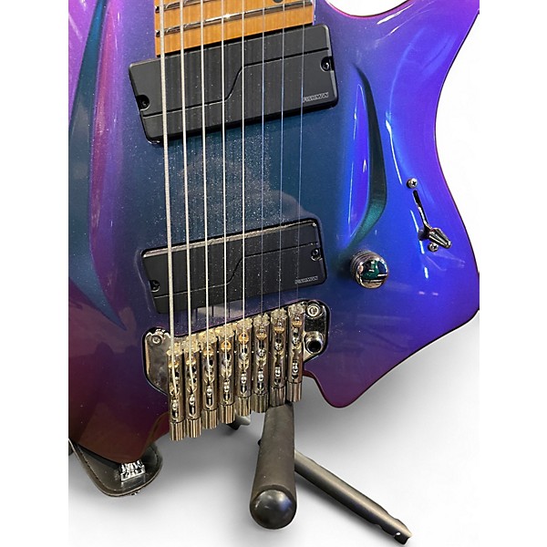 Used 2020s Aristides H/08 Purple/Green chameleon Solid Body Electric Guitar