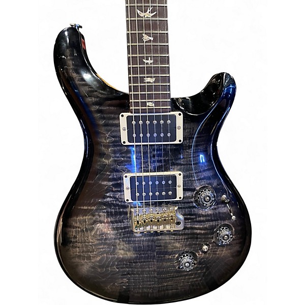 Used 2018 PRS CUSTOM 24 PIEZO Charcoal Solid Body Electric Guitar