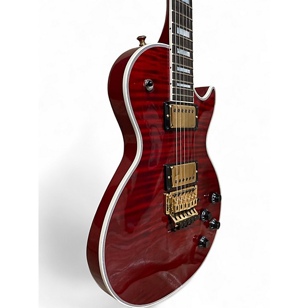 Used Gibson Les Paul Axcess Custom Trans Red Solid Body Electric Guitar