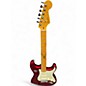 Used Fender American Deluxe Stratocaster Candy Apple Red Solid Body Electric Guitar thumbnail