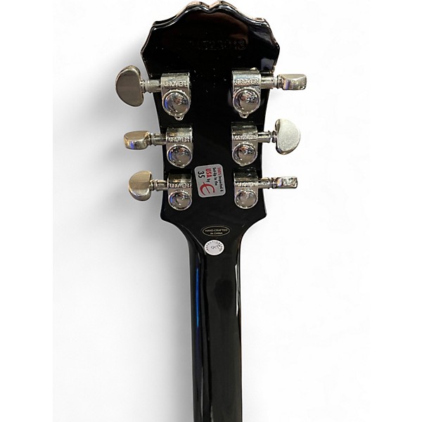 Used Epiphone Les Paul Standard Satin Black Solid Body Electric Guitar