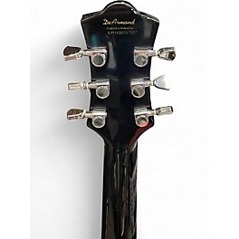 Used DeArmond M66 Black Solid Body Electric Guitar