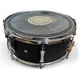 Used Pork Pie 14X7 Little Squealer Snare MATTE BLACK Drum