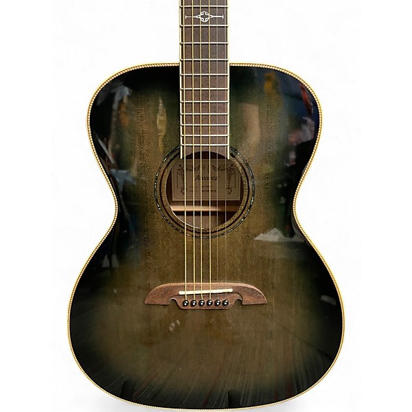 Used Alvarez afh700weob burst Acoustic Electric Guitar