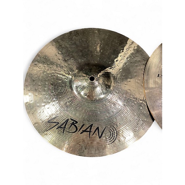 Used SABIAN 14in HHX EVOLUTION HI HAT PAIR Cymbal