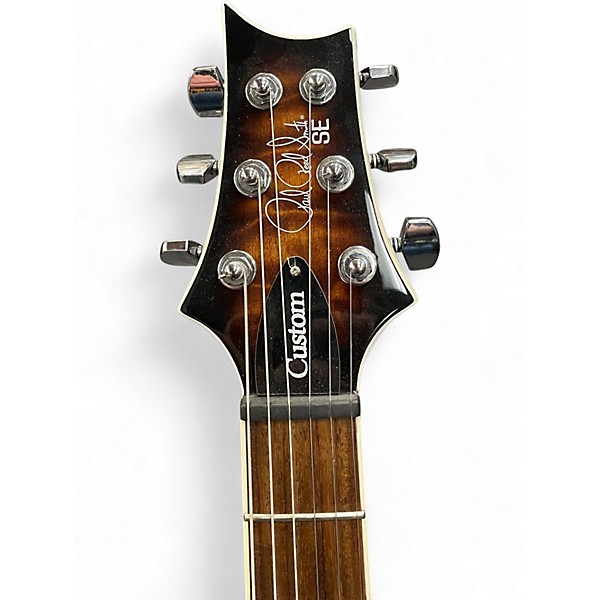 Used PRS SE Custom 22 Semi-Hollowbody Tobacco Sunburst Hollow Body Electric Guitar