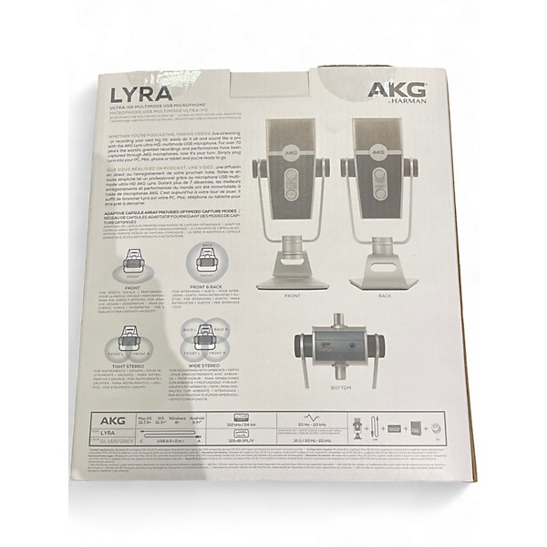 Used AKG LYRA USB Microphone