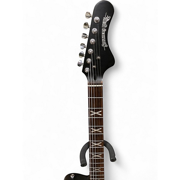 Used HardLuck Kings southern belle Black Solid Body Electric Guitar