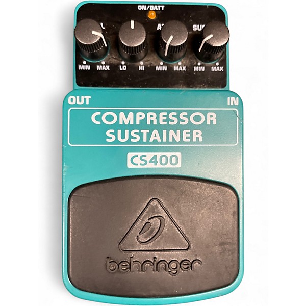 Used Behringer CS400 Compressor Sustainer Effect Pedal