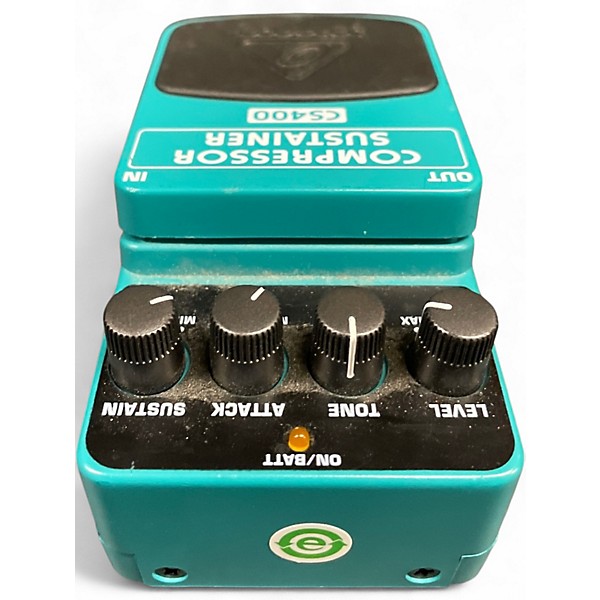 Used Behringer CS400 Compressor Sustainer Effect Pedal