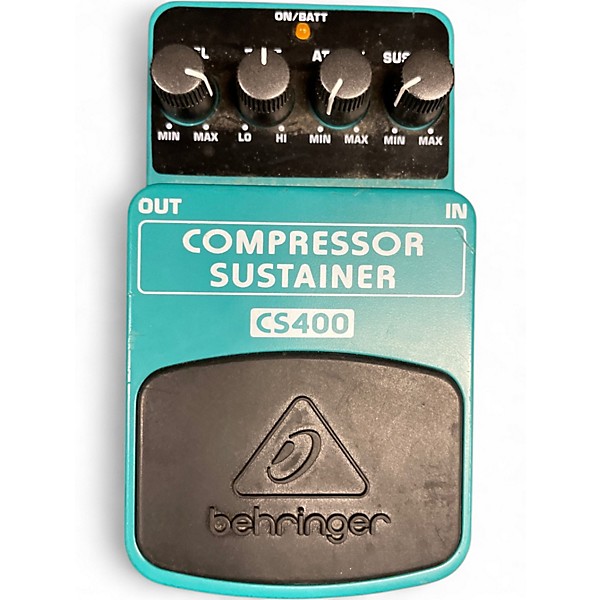 Used Behringer CS400 Compressor Sustainer Effect Pedal