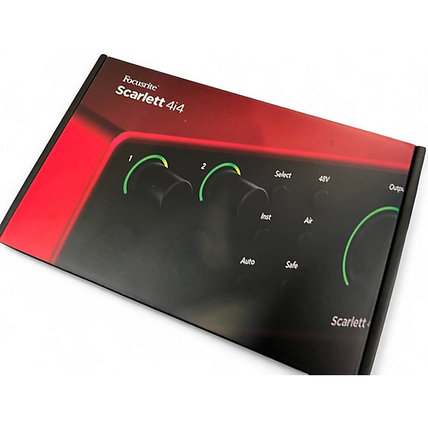 Used Focusrite Scarlett 4i4 GEN 4 MIDI Interface