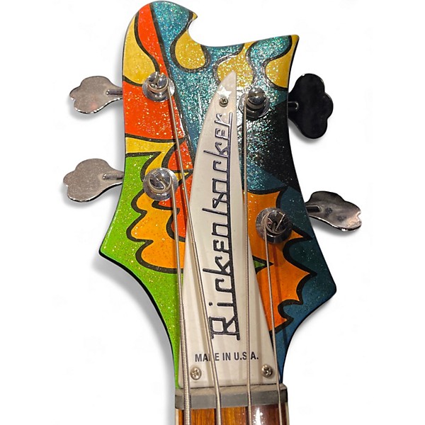 Used 2019 Rickenbacker 4003S Custom Graphic Electric Bass Guitar