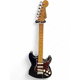Used Fender Standard Stratocaster Black Solid Body Electric Guitar