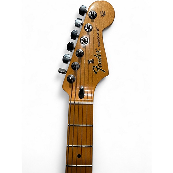 Used Fender Standard Stratocaster Black Solid Body Electric Guitar