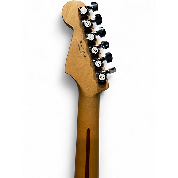 Used Fender Standard Stratocaster Black Solid Body Electric Guitar