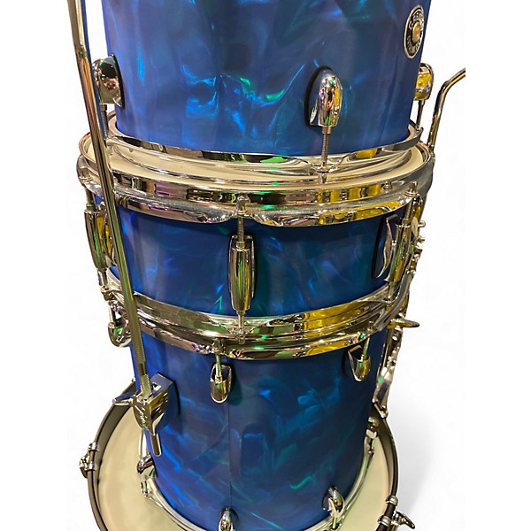 Used Gretsch Drums 4 Piece Catalina Club Series Blue Drum Kit