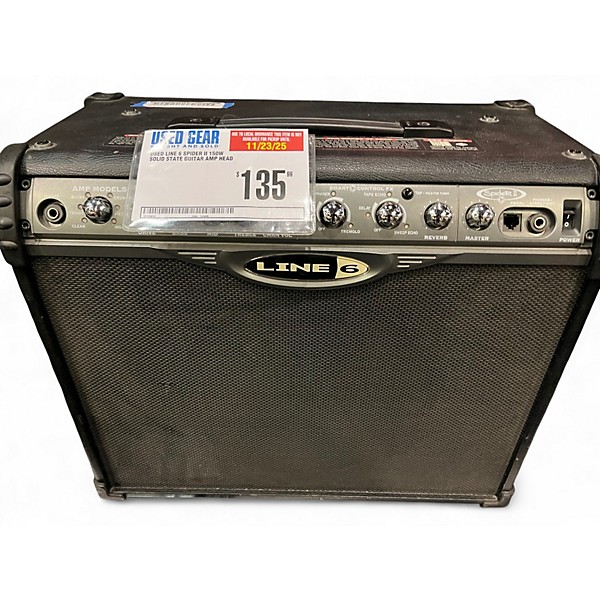 Used Line 6 Spider II 150W Solid State Guitar Amp Head