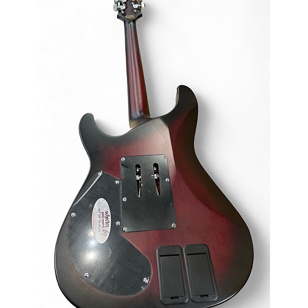 Used Schecter Guitar Research C1 Platinum FRS Trans Red Solid Body Electric Guitar