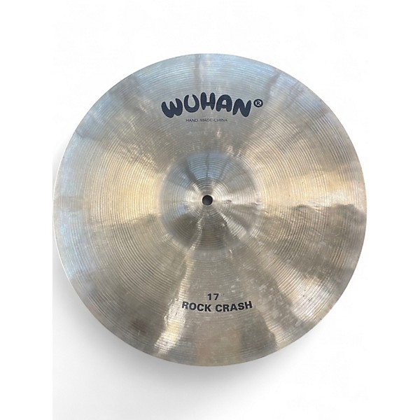 Used Wuhan Cymbals & Gongs 17in Rock Crash Cymbal