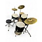 Used 2023 Pearl 7 Piece Roadshow 5-Piece Drum Set With Hardware JET BLACK Drum Kit