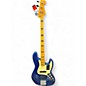 Used Fender American Ultra Jazz Bass COBRA BLUE Electric Bass Guitar thumbnail