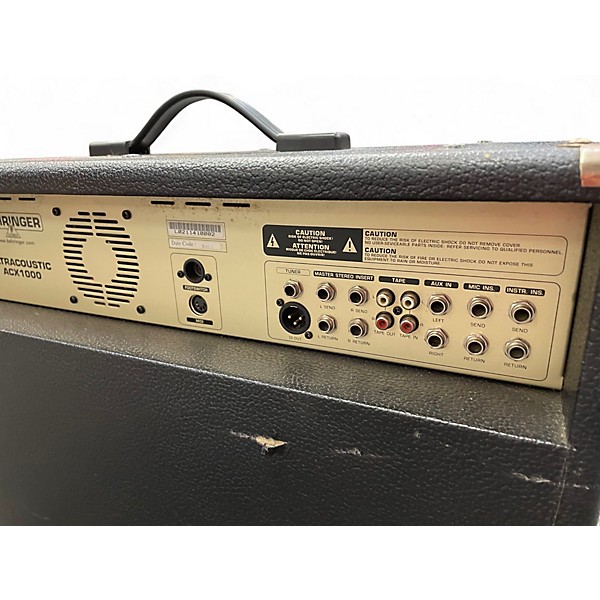Used Behringer Ultracoustic ACX1000 Guitar Combo Amp