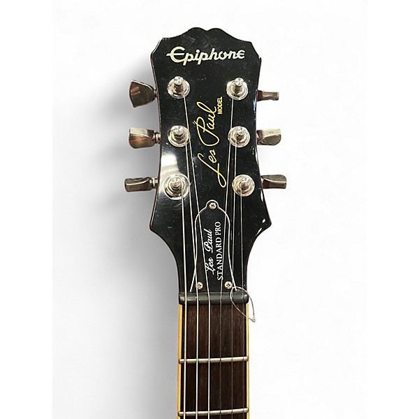 Used Epiphone Les Paul Standard Pro Cherry Sunburst Solid Body Electric Guitar