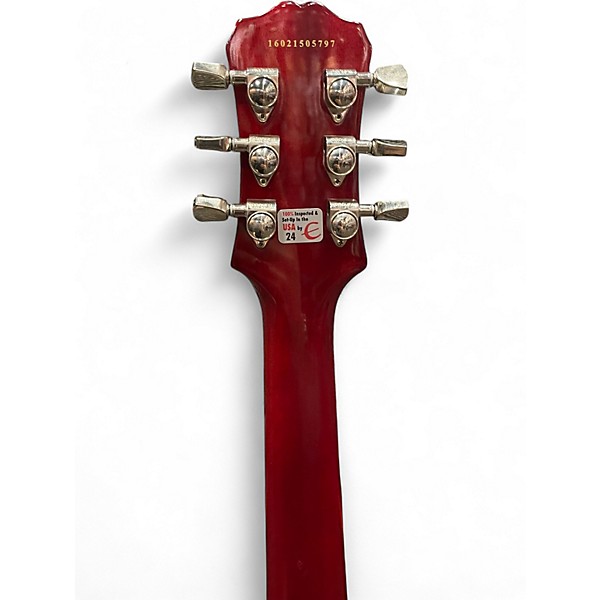 Used Epiphone Les Paul Standard Pro Cherry Sunburst Solid Body Electric Guitar