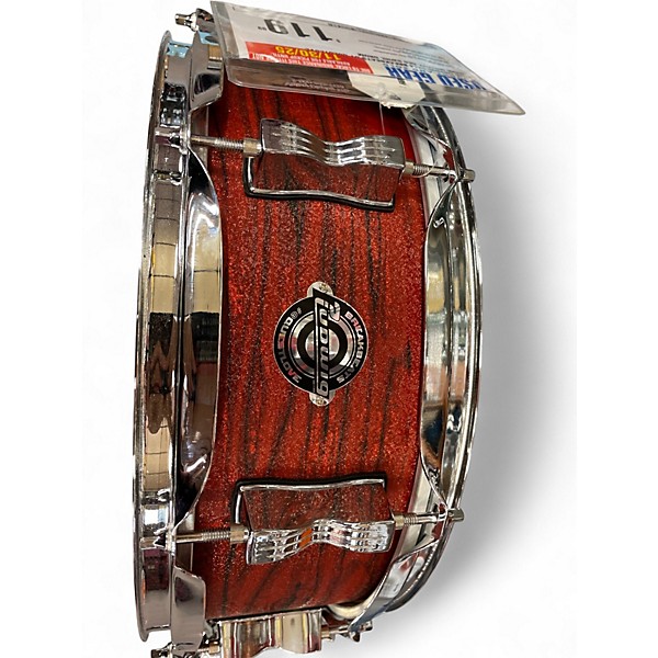 Used Ludwig 5X14 Breakbeats By Questlove Snare MOJAVE RED SWIRL Drum