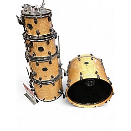 Used Mapex 5 Piece Saturn VI Natural Mapa Burl Drum Kit