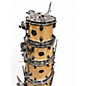 Used Mapex 5 Piece Saturn VI Natural Mapa Burl Drum Kit