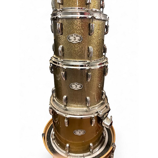 Used Pearl 5 Piece Vision Silver Sparkle Drum Kit