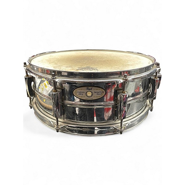 Used Pearl 6X14 Custom Alloy Sensitone Steel Steel Drum