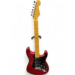 Used Fender american ultra II stratocaster HSS sinister red Solid Body Electric Guitar